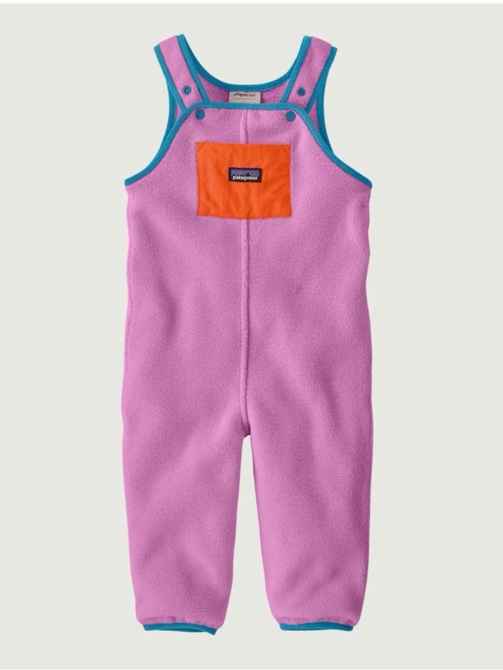 Patagonia Kids' SYNCHILLA Fleece Overalls BKPL Size 3-6M